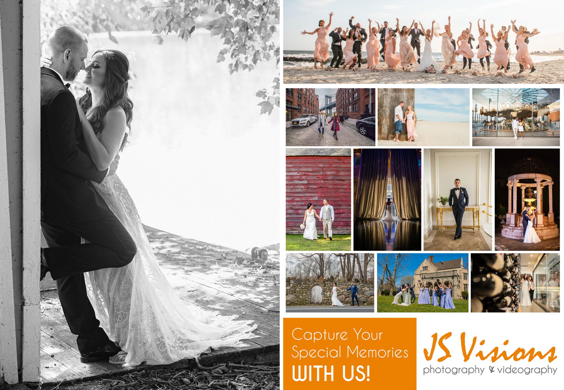 We offer All-inclusive wedding collections. Contact us to schedule a complimentary wedding consultation!