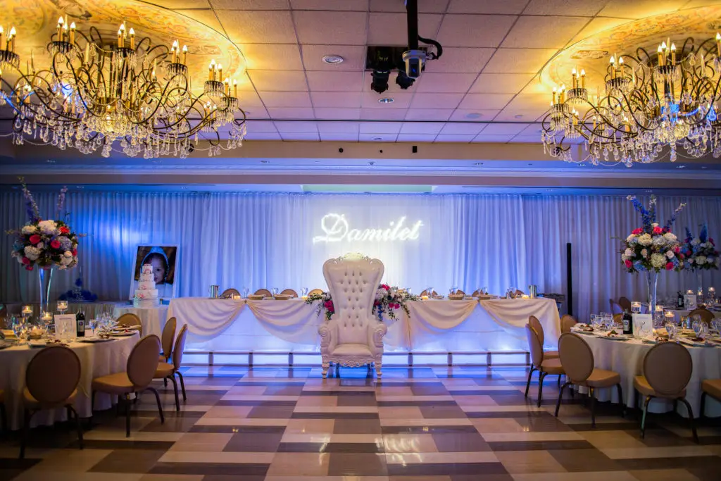 Sweet 16 setup at Russo's On The Bay