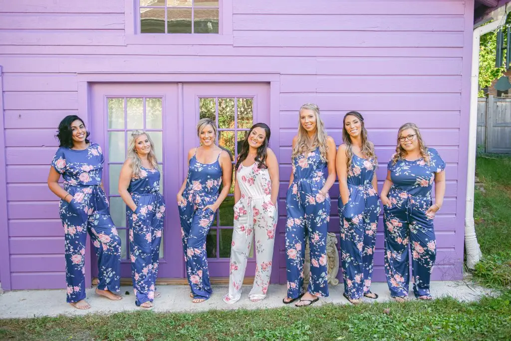 Bridal party at The Hill wedding venue in Hudson, NY​