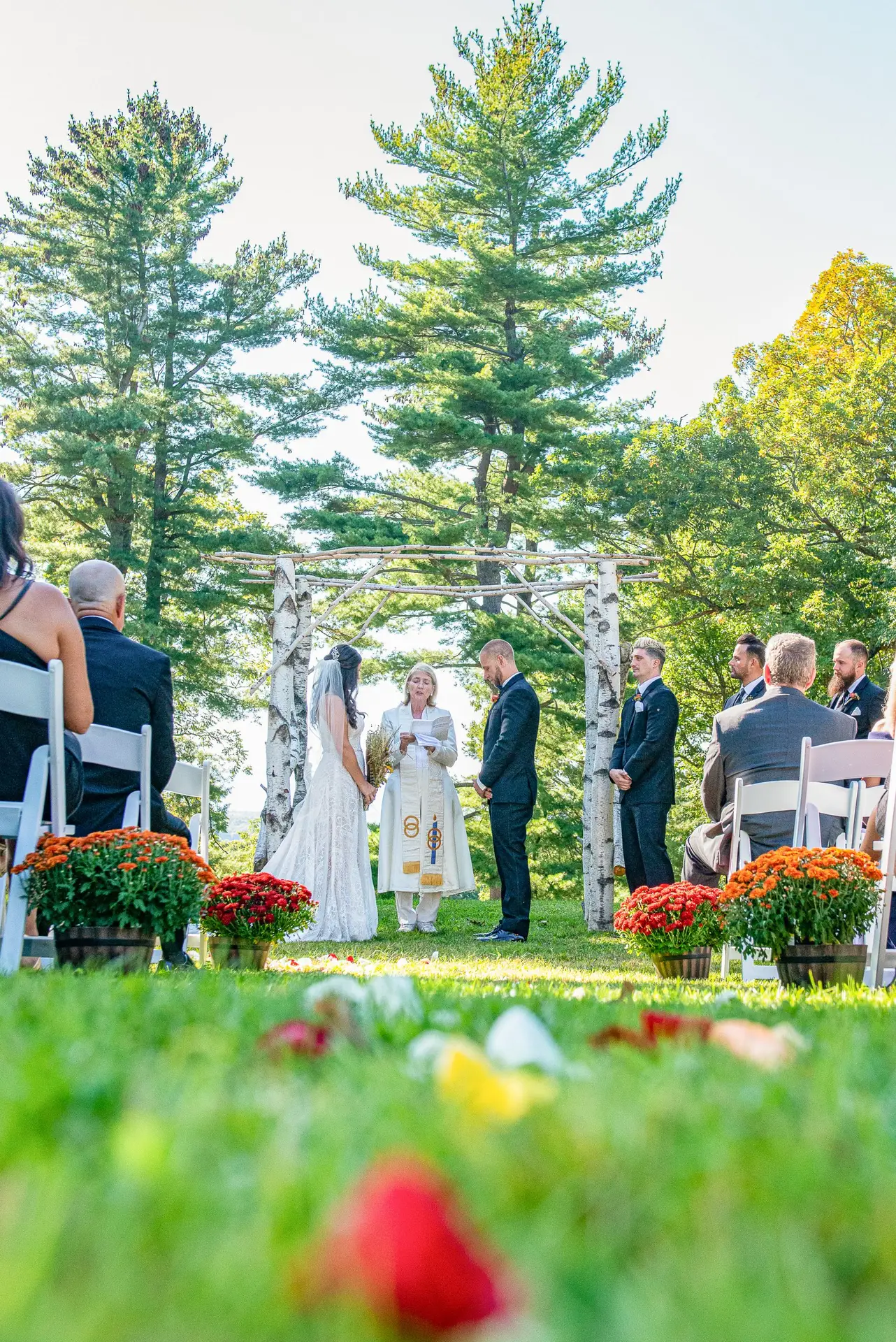 Couple portraits at The Hill Hudson Valley wedding venue