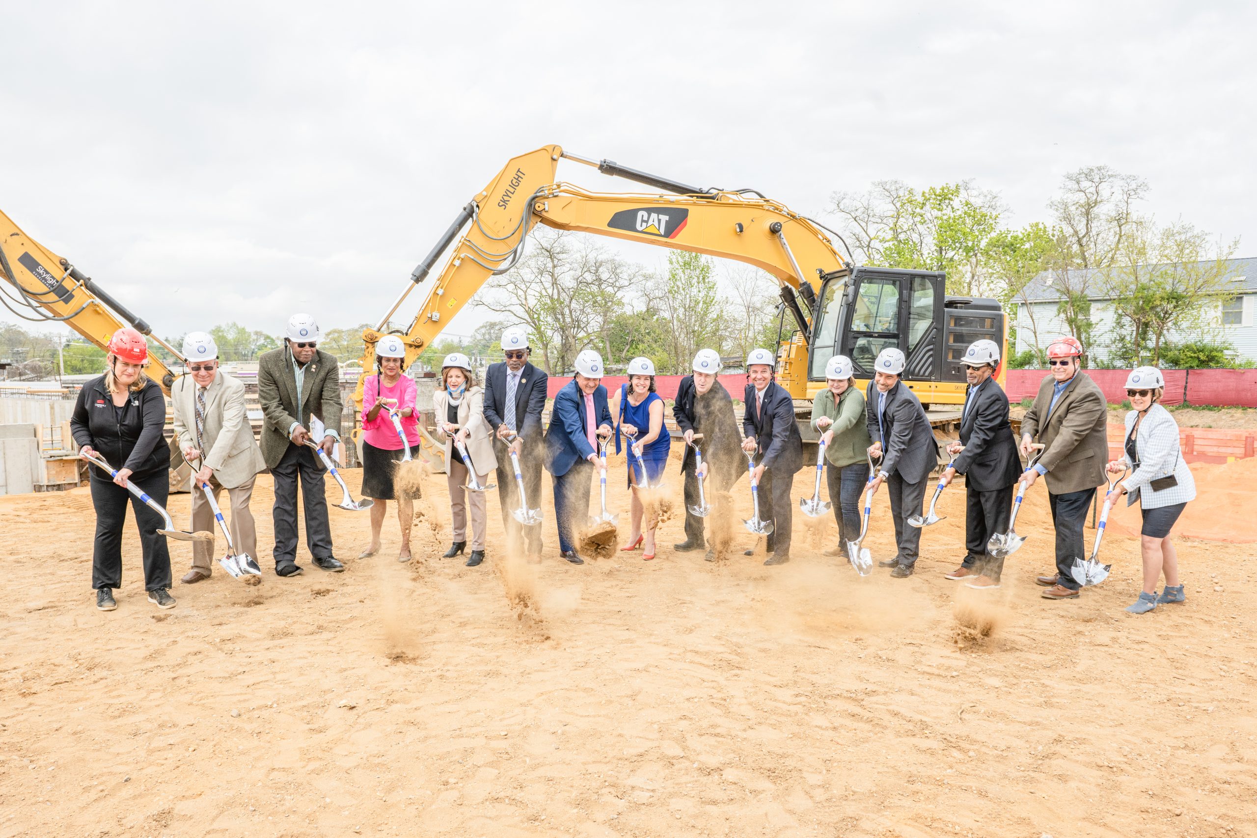 Officials groundbreaking