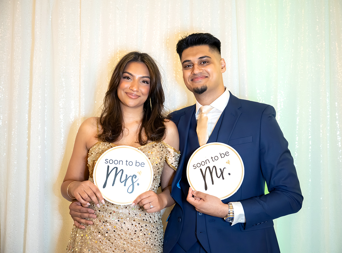 Soon to be Mr and Mrs - engagement party celebration with family and friends at Leonard's Palazzo Great Neck Long Island