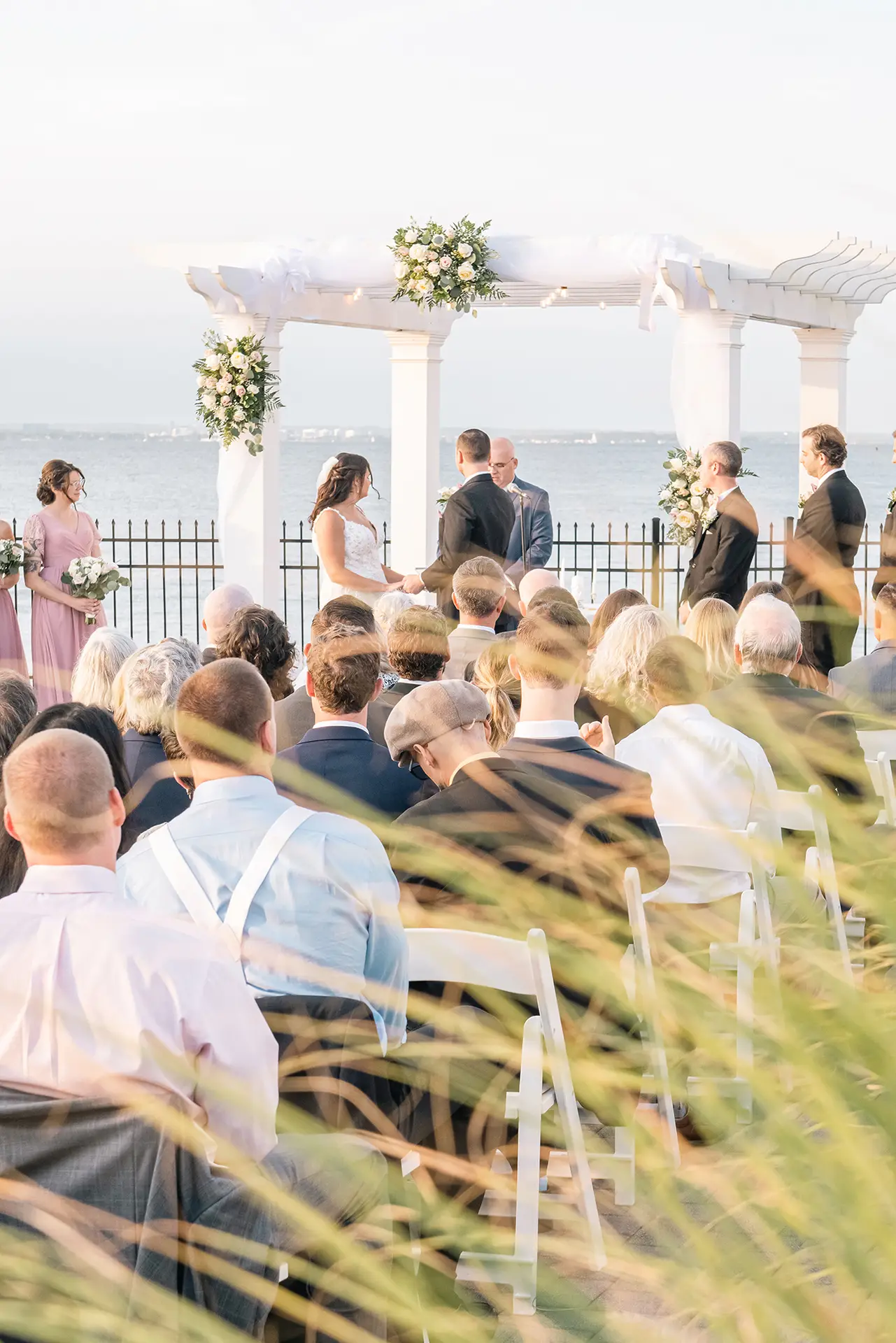 Nassau County wedding ceremony captured by JS Visions Photography
