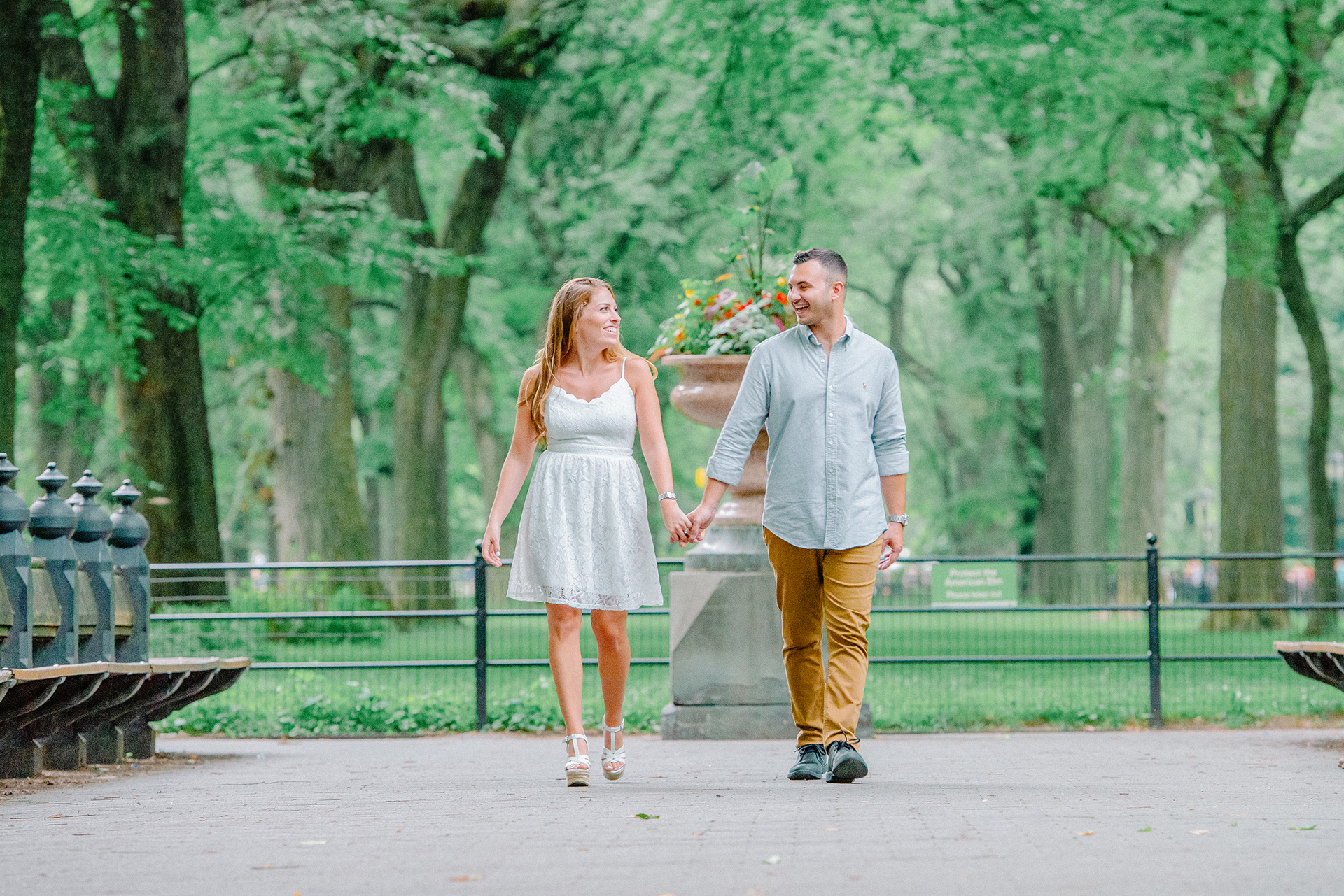 Central Park engagement session, Manhattan